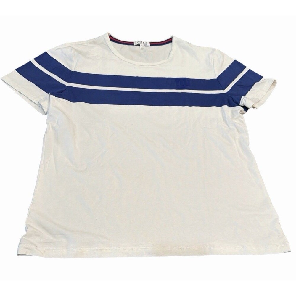 Women’s WEAR by Erin Andrews New York Giants T Shirt White Royal Blue Size XXL